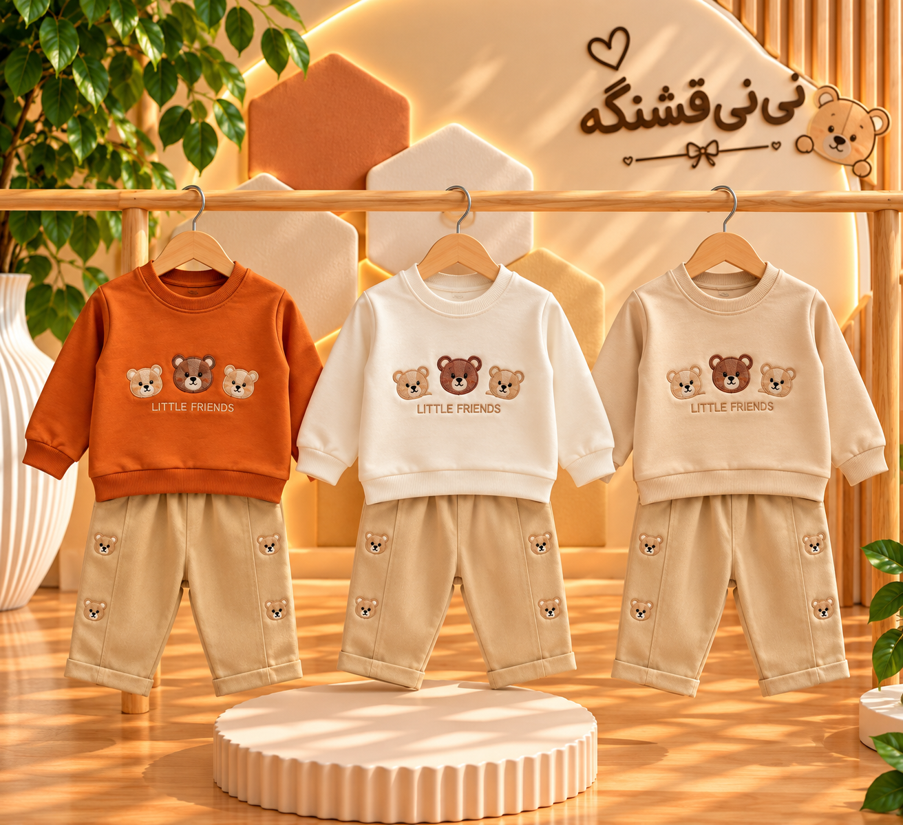 بلوز شلوار سه تدی