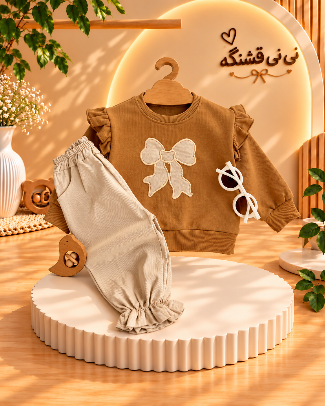 بلوز شلوار پاپیون